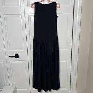 Abercrombie & Fitch Black Sleeveless Maxi Gown